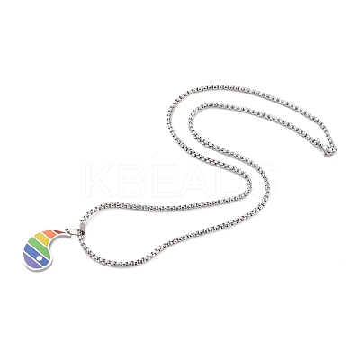 Rainbow Pride Necklace STAS-M292-02P-1