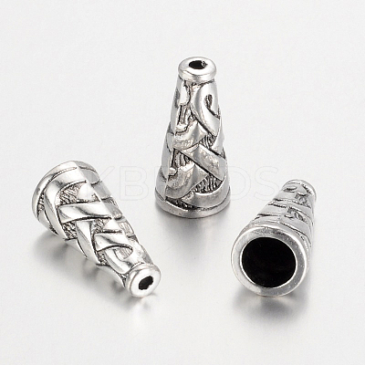 Tibetan Style Alloy Bead Cone LS-TIBEB-00821-AS-NR-1