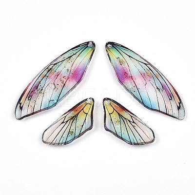 Epoxy Resin Pendants RESI-T057-27E-1