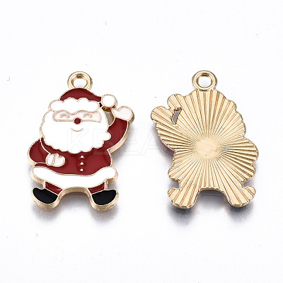 Eco-Friendly Alloy Enamel Pendants ENAM-Q437-070-NR-1
