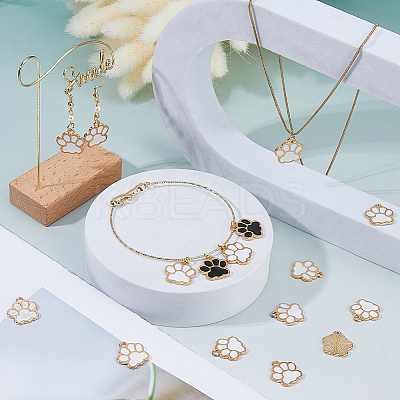 120Pcs Alloy Enamel Pendants ENAM-FH0001-95B-1