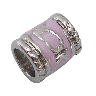 Enamel Alloy European Beads LS-EA8640-9-1