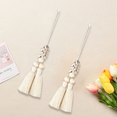 Cotton Pendant Decorations HJEW-WH20023-003-1