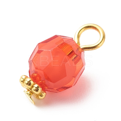 Transparent Acrylic Pendants PALLOY-JF01811-1