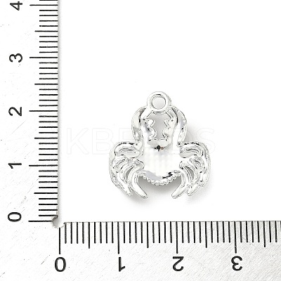 Plastic Imitation Pearl Pendants PALLOY-P313-10A-P-1