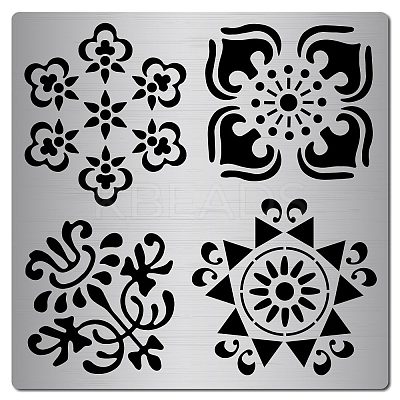 Stainless Steel Cutting Dies Stencils DIY-WH0238-018-1