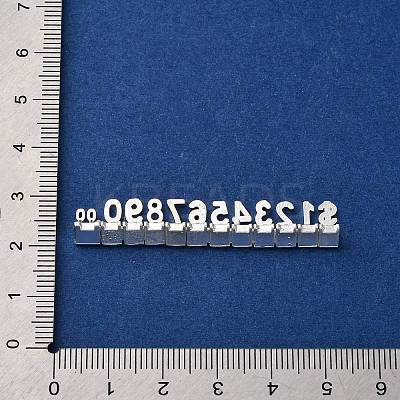 Aluminum Alloy Price Display Cube Adjustable Price Tag LS-ODIS-WH0018-84S-1