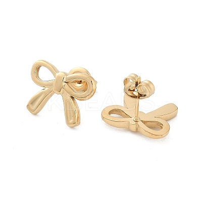 304 Stainless Steel Stud Earrings EJEW-H115-09G-1