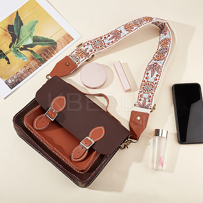 Ethnic Style Polyester Adjustable Bag Straps DIY-WH0449-62A-1