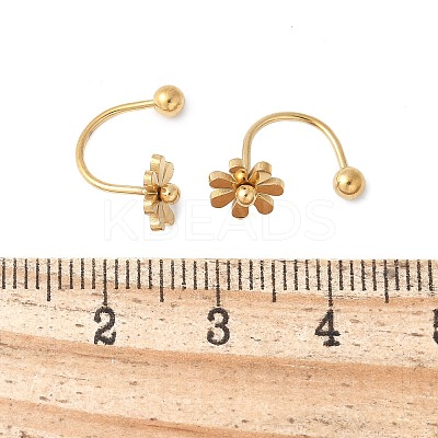 304 Stainless Steel Stud Earrings EJEW-E603-01B-G-1