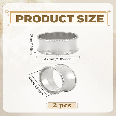 Alloy Napkin Rings AJEW-WH0609-176P-1