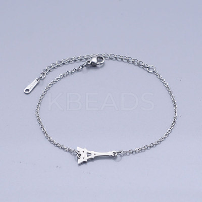 Tarnish Resistant 201 Stainless Steel Link Bracelets LS-BJEW-T011-JN508-1-1