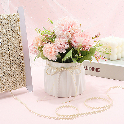 40M Polyester Wavy Fringe Trim Ribbon OCOR-GF0004-39L-1