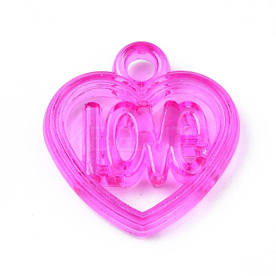 Acrylic Pendants X-OACR-S020-41-A01-1