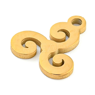 304 Stainless Steel Charms STAS-Z076-01G-03-1