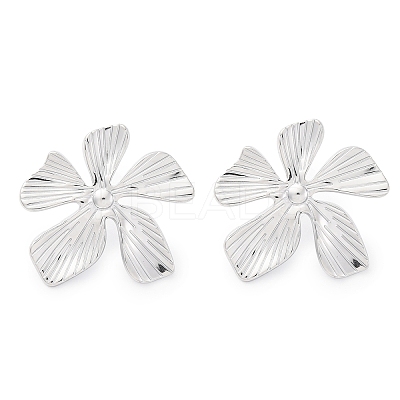 304 Stainless Steel Stud Earrings for Women EJEW-K306-20P-1