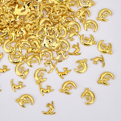 120Pcs 2 Style Alloy Cabochons FIND-OC0001-49-1