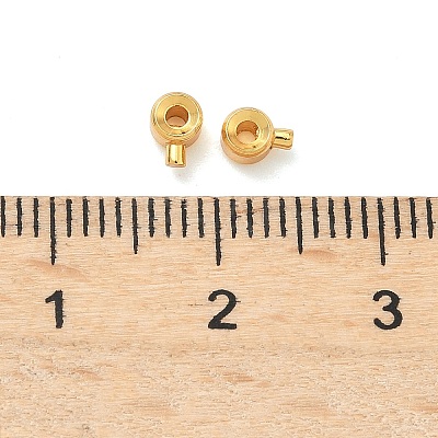 Brass Crimp Beads KK-H532-28G-1