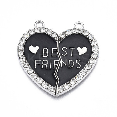 Alloy Enamel Split Pendant LS-ENAM-S130-25A-1