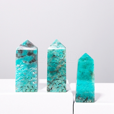Tower Natural Amazonite Home Display Decoration PW-WG13640-01-1