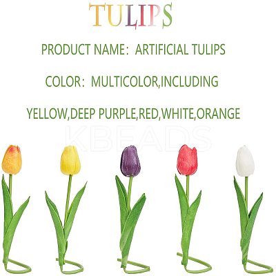 PU Leather Imitation Tulip DIY-GA0001-24-1