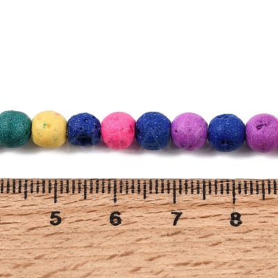 Dyed Synthetic Lava Rock Beads Strands GG-CBAAE19-06A-02-1