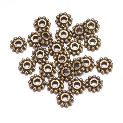 Gear Tibetan Style Alloy Spacer Beads LS-X-MAB145-NF-1