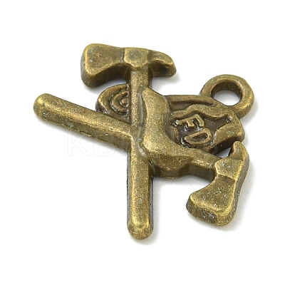 Tibetan Style Alloy Pendants TIBE-I026-6027AB-1