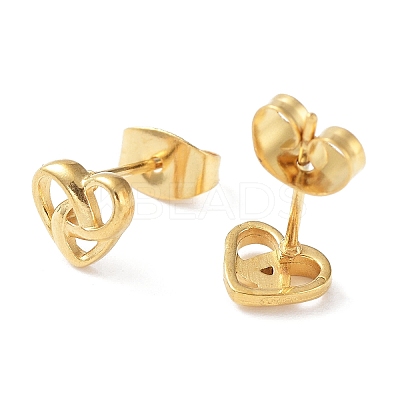 304 Stainless Steel Stud Earrings EJEW-Q788-08G-1