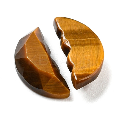 Natural Tiger Eye Butterfly Wing Cabochons G-D078-02A-1