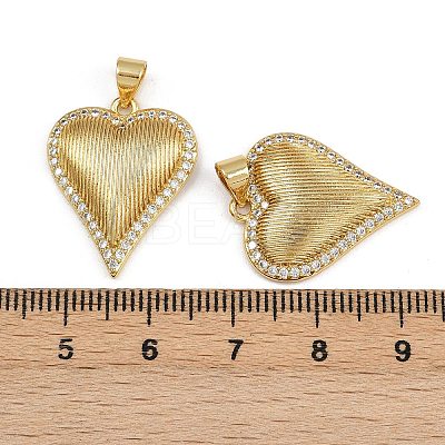 Brass Micro Pave Cubic Zirconia Pendants ZIRC-I367-07G-16-1