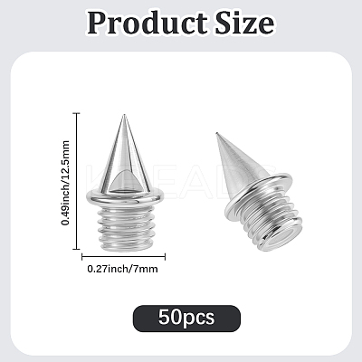 50Pcs Steel Pyramid Spike FIND-GF0008-36P-1