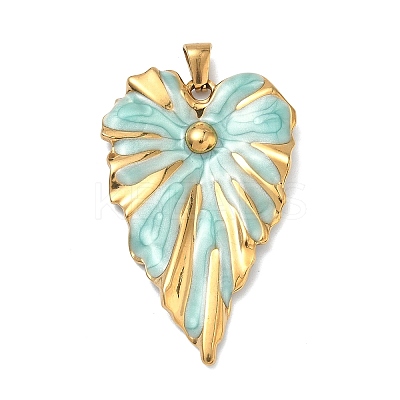 304 Stainless Steel Pendants STAS-D224-07G-03-1