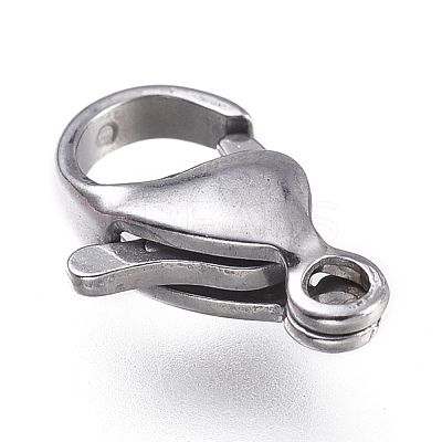 Tarnish Resistant 316 Surgical Stainless Steel Lobster Claw Clasps STAS-M281-01P-D-1