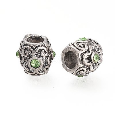 Tibetan Style Alloy European Beads LS-CPDL-G003-09AS-1