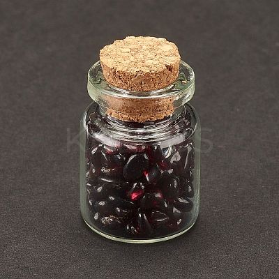 Transparent Glass Wishing Bottle Decoration LS-DJEW-A001-01A-01-1