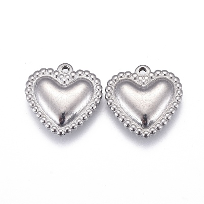 Non-Tarnish 304 Stainless Steel Charms STAS-F249-34P-1