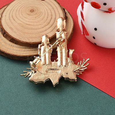 Christmas Theme Enamel Pins JEWB-F034-01A-1