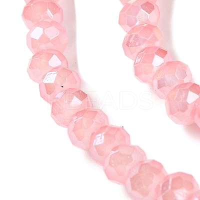 Baking Electroplate Glass Beads Strands LS-DGLA-A039-J4mm-B08-1
