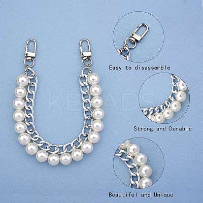 DIY Imitation Pearl Bag Strap Making Kits DIY-SZ0008-93-1