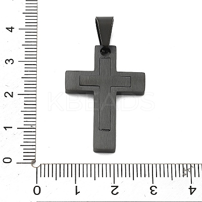 Ion Plating(IP) 304 Stainless Steel Pendants STAS-K091-01B-1