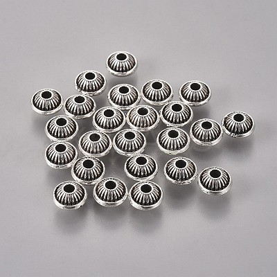 Tibetan Style Alloy Spacer Beads LF8340Y-NF-1