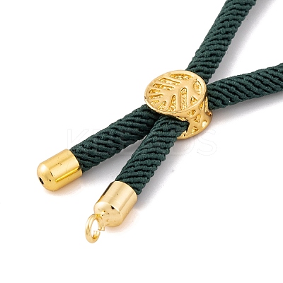 Nylon Cords Bracelet Makings Fit for Connector Charms AJEW-P116-01G-22-1
