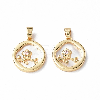 Shell Pendants KK-P223-02G-1