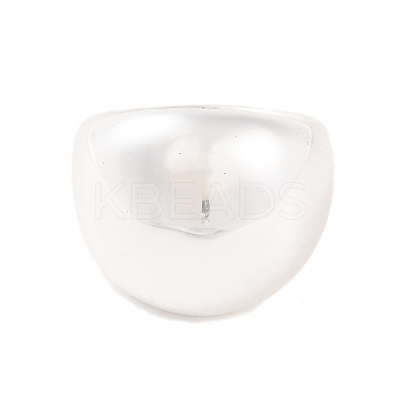 Ion Plating(IP) 304 Stainless Steel Wide Finger Rings for Women RJEW-S414-04B-S-1