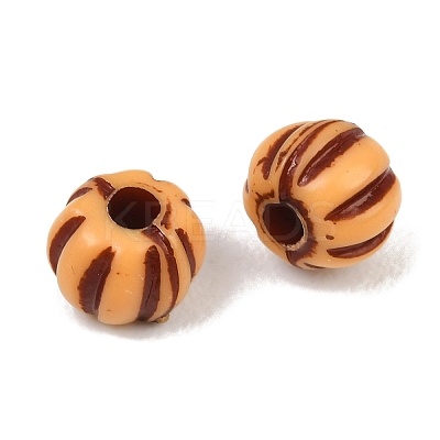 Opaque Acrylic Imitation Wood Beads AC-CBAB80E-01C-1