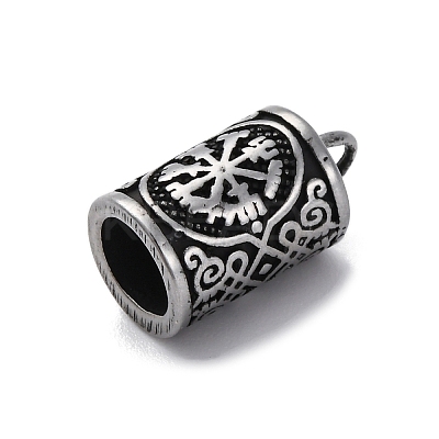 304 Stainless Steel Pendants STAS-D301-08AS-01-1