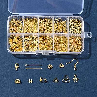 DIY Alloy & Iron Jewelry Making Findings Kit DIY-FS0005-84G-1