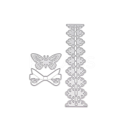 Butterfly & Lace Carbon Steel Cutting Dies Stencils DIY-H106-11-1