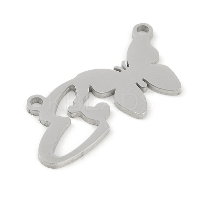 Non-Tarnish 304 Stainless Steel Pendants STAS-L279-002P-E-1